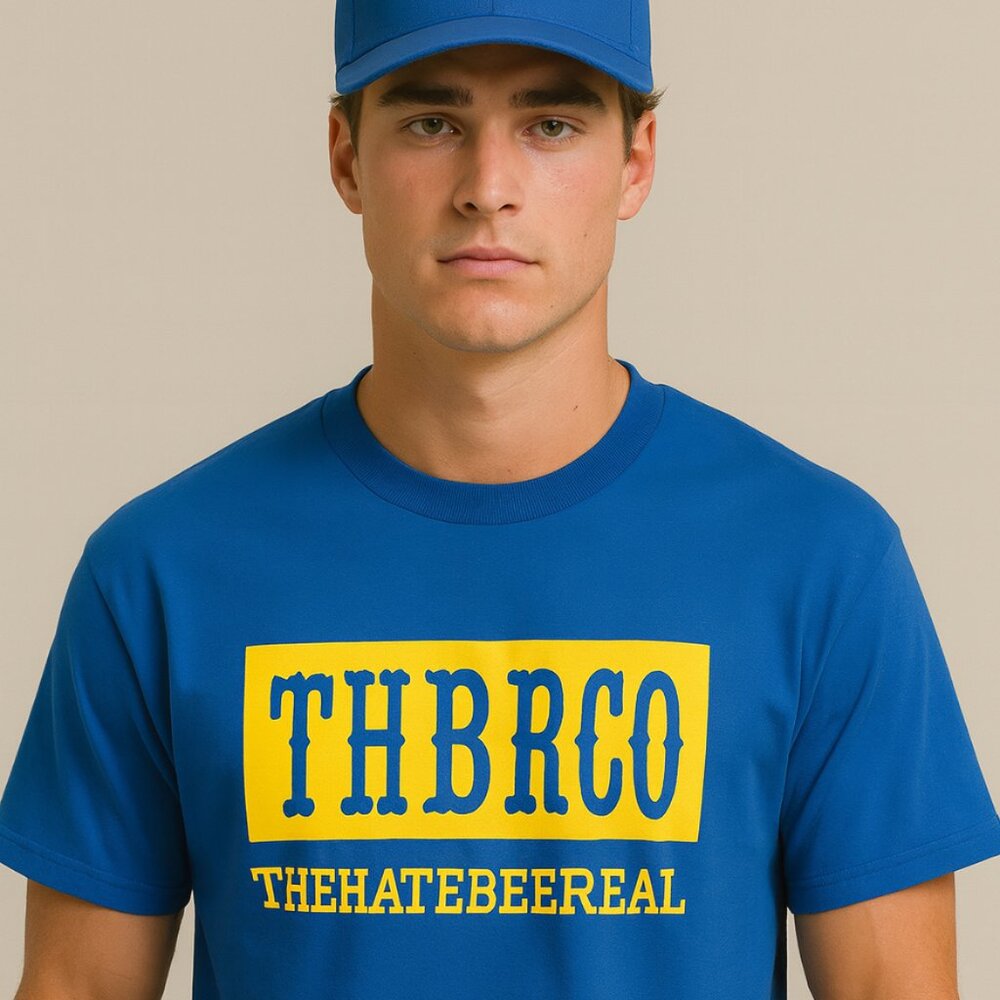Bee-Line Blue and Yellow Tee shirt